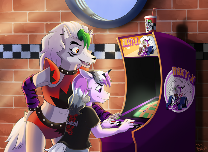 Pony and Roxy